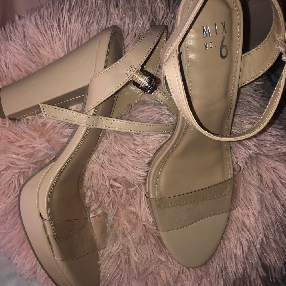 Nude sandals